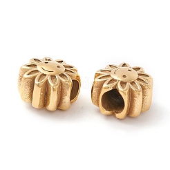 Ion Plating(IP) 304 Stainless Steel European Beads&nbsp;STAS-M298-14G