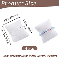 4Pcs Lint Bracelet Watch Pillow Jewelry Displays&nbsp;BDIS-BBC0001-07B