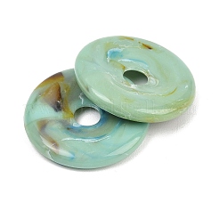 Opaque Acrylic Imitation Jade Pendants&nbsp;OACR-T033-12B