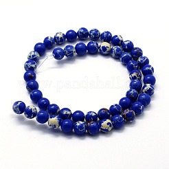 Synthetic Imperial Jasper Beads Strands&nbsp;G-I199-35-6mm-H