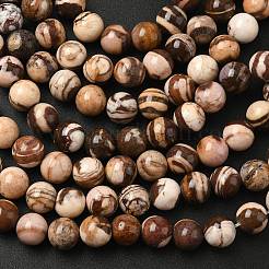 Natural Australian Agate Round Bead Strands&nbsp;G-M272-02-10mm