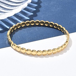 304 Stainless Steel Bangles for Women&nbsp;AJEW-P127-08G