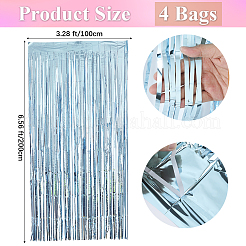 4 Bags Plastic Fringe Curtains&nbsp;HULI-DJ0001-01B