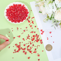 1000Pcs 4 Styles Electroplate Glass Beads Strands&nbsp;EGLA-PA0001-16