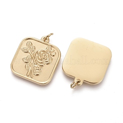 Valentine's Day Ion Plating(IP) 304 Stainless Steel Pendants&nbsp;STAS-F256-008G