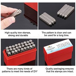 Iron Seal Stamps Set&nbsp;AJEW-PH0002-05