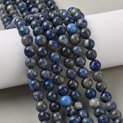 Natural Lapis Lazuli Beads Strands&nbsp;G-A163-07-8mm