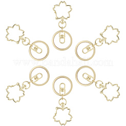 18Pcs Alloy Keychain Clasps&nbsp;KEYC-SC0001-72G