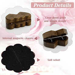 1Pc Valentine's Day Wooden Ring Magnetic Gift Cases&nbsp;CON-PH0003-14