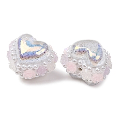 Rwsin & ABS Imitation Pearl & Polymer Clay Beads&nbsp;RE-CBA1913-01I