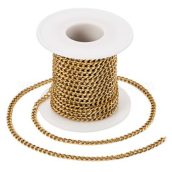 10M Aluminium Curb Chains&nbsp;CHA-TA0001-35G