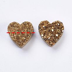 Electroplate Natural Druzy Agate Beads&nbsp;G-E400-03-B04
