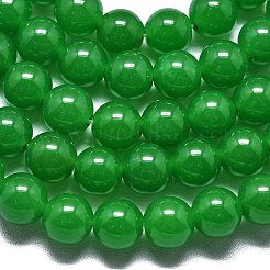 Natural Malaysia Jade Beads Strands&nbsp;G-L645-C01-14mm-17