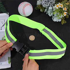 1Pc Reflective Polyester Stretch Waist Belts&nbsp;AJEW-CN0005-26A