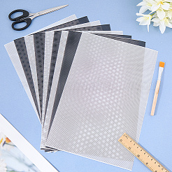10Pcs 2 Colors PVC Plastic Sheets with Hole&nbsp;AJEW-CP0009-03