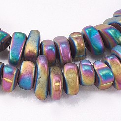 Electroplate Non-magnetic Synthetic Hematite Beads Strands&nbsp;G-P367-H