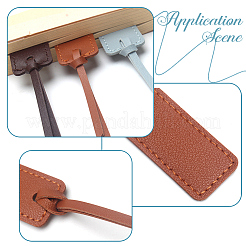 11Pcs 11 Colors PU Leather Bookmarks&nbsp;AJEW-SP0002-30