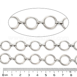 304 Stainless Steel Ring Link Chains&nbsp;CHS-A016-48P-A