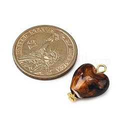 Handmade Gold Sand Lampwork Pendants&nbsp;PALLOY-JF04373-02