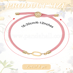 1Pc Adjustable Nylon Cord Slider Bracelets for Women&nbsp;BJEW-LP0001-32O-03
