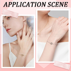 10Pcs 2 Colors Adjustable Brass Slider Bracelet Making&nbsp;MAK-BBC0001-33B