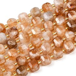 Heated Natural Citrine Beads Strands&nbsp;G-Z147-A02-04