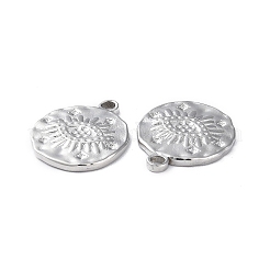 Tarnish Resistant 304 Stainless Steel Pendant Rhinestone Settings&nbsp;STAS-P324-37P