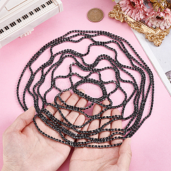 1Pc Rhinestone Mesh Headpiece Cap&nbsp;AJEW-HY0002-55B