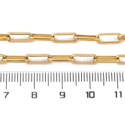 304 Stainless Steel Paperclip Chain Necklaces&nbsp;X-NJEW-Q013-03G