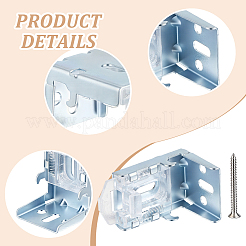 10 Bags Iron Mounting Clips&nbsp;AJEW-GA0010-39