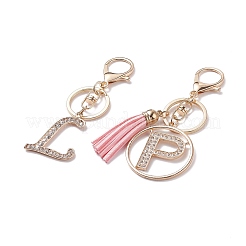 Alloy Rhinestone Keychain&nbsp;KEYC-XCP0001-11LG