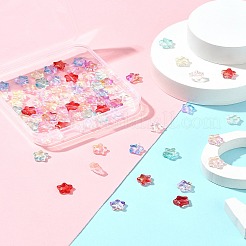 90Pcs 9 Colors Electroplate Glass Beads&nbsp;EGLA-FS0001-49