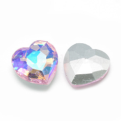 Pointed Back Glass Rhinestone Cabochons&nbsp;RGLA-T015-12mm-01