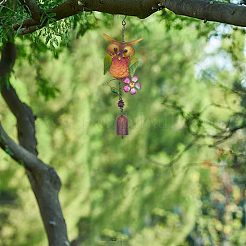 1Pc Spray Painted Iron Wind Chimes&nbsp;HJEW-GF0001-32