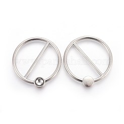 Alloy Buckle Clip&nbsp;PALLOY-WH0056-06P
