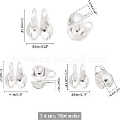 304 Stainless Steel Bead Tips&nbsp;STAS-UN0014-53S