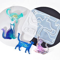 Cat Shape Brooch DIY Silhouette Silicone Mold&nbsp;PW-WG39523-01