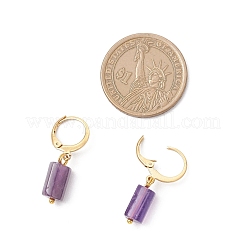 3 Pairs 304 Stainless Steel Natural Mixed Stone Leverback Earrings&nbsp;EJEW-JE06527-02