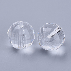 Transparent Acrylic Beads&nbsp;X-TACR-Q254-8mm-V01