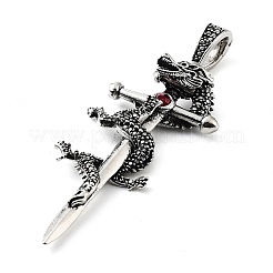 Tibetan Style Alloy Big Pendants&nbsp;TIBE-L012-002AS
