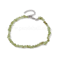 Natural Gemstone Beads Anklets&nbsp;AJEW-AN00583