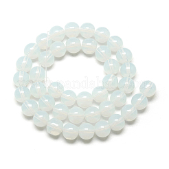 Imitation Jade Glass Beads Strands&nbsp;GR10mm69Y