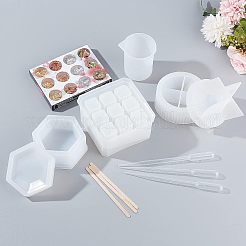 DIY Beauty Makeup Storage Box Epoxy Resin Crafts Kits&nbsp;DIY-OC0003-69
