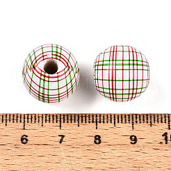 Easter Theme Printed Wood Beads&nbsp;WOOD-T032-22C