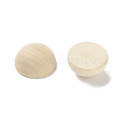 (Defective Closeout Sale: Wood Texture and Crack) Unfinished Natural Wood Cabochons&nbsp;WOOD-XCP0001-68