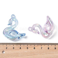 Electroplate Transparent UV Plating Acrylic Pendants&nbsp;OACR-I014-28