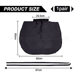 Chiffon Oversleeves for Women&nbsp;AJEW-WH0314-397A