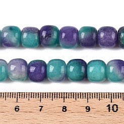 Dyed Natural White Jade Beads Strands&nbsp;G-T138-D19