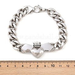 Stainless Steel Link Bracelets&nbsp;BJEW-D379-18P
