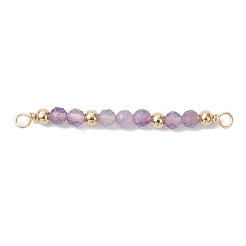 12Pcs 12 Styles Constellation Natural Mixed Stone Faceted Round Beaded Connector Charms&nbsp;PALLOY-JF04686
